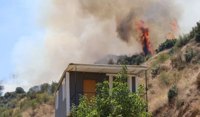 Turgutlu’daki orman yangını | Yangın kontrol altına alındı